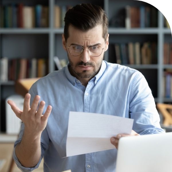 Carta de Hacienda por problemas fiscales