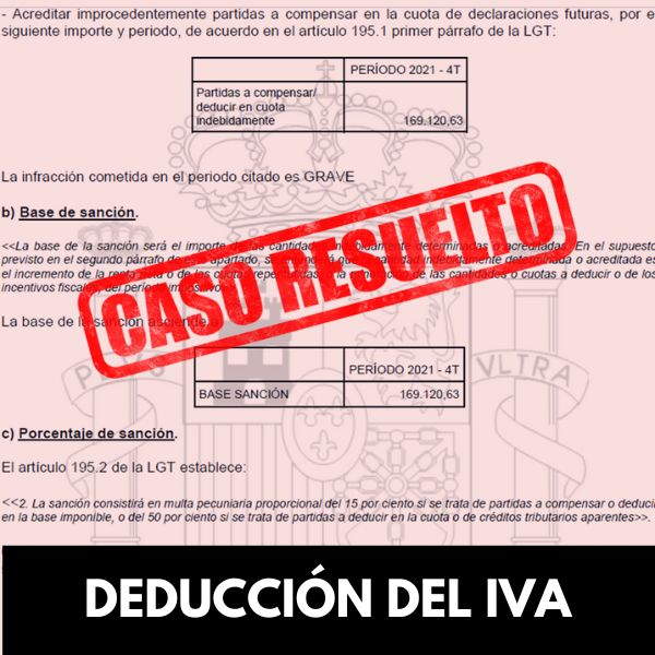Anulación de la Denegación de Deducción de IVA